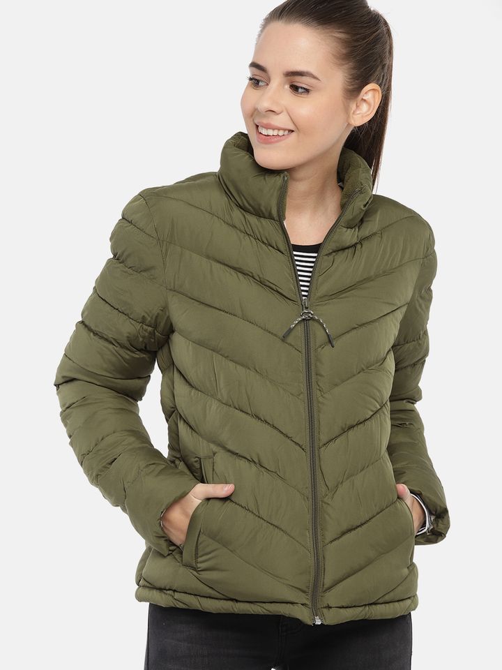 gap green jacket womens