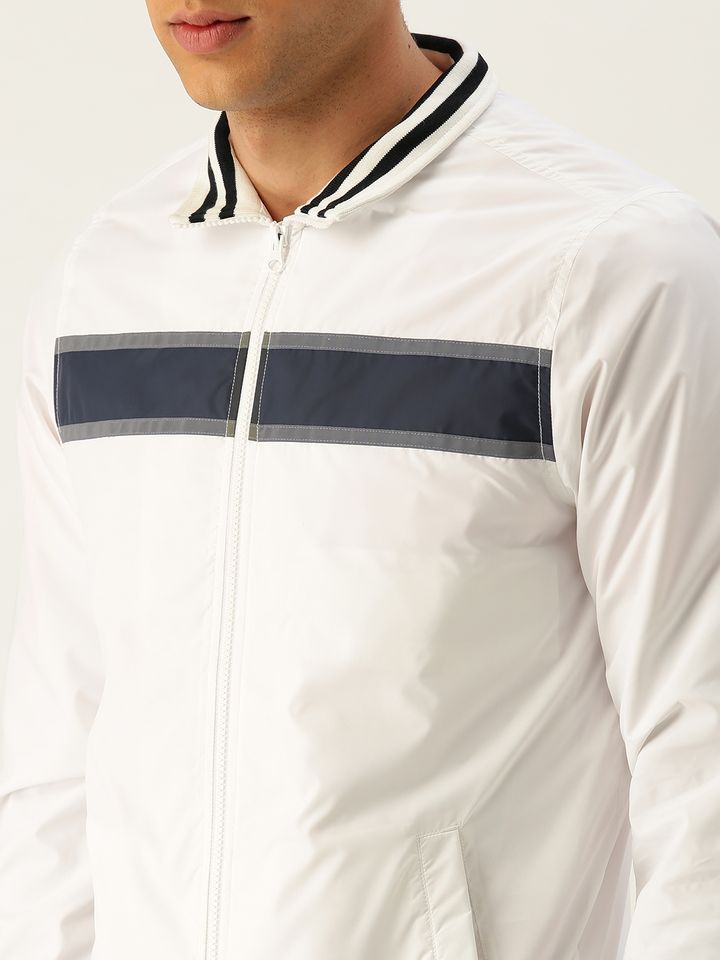 allen solly white jacket
