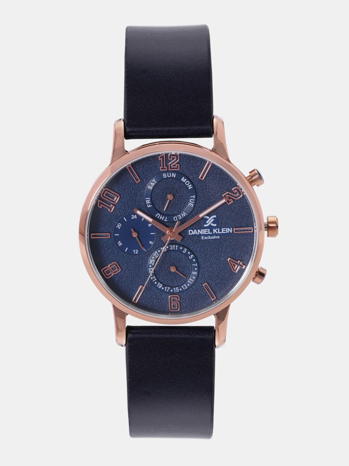 Buy Daniel Klein Exclusive Men Navy Blue Analogue Watch DK11850 6