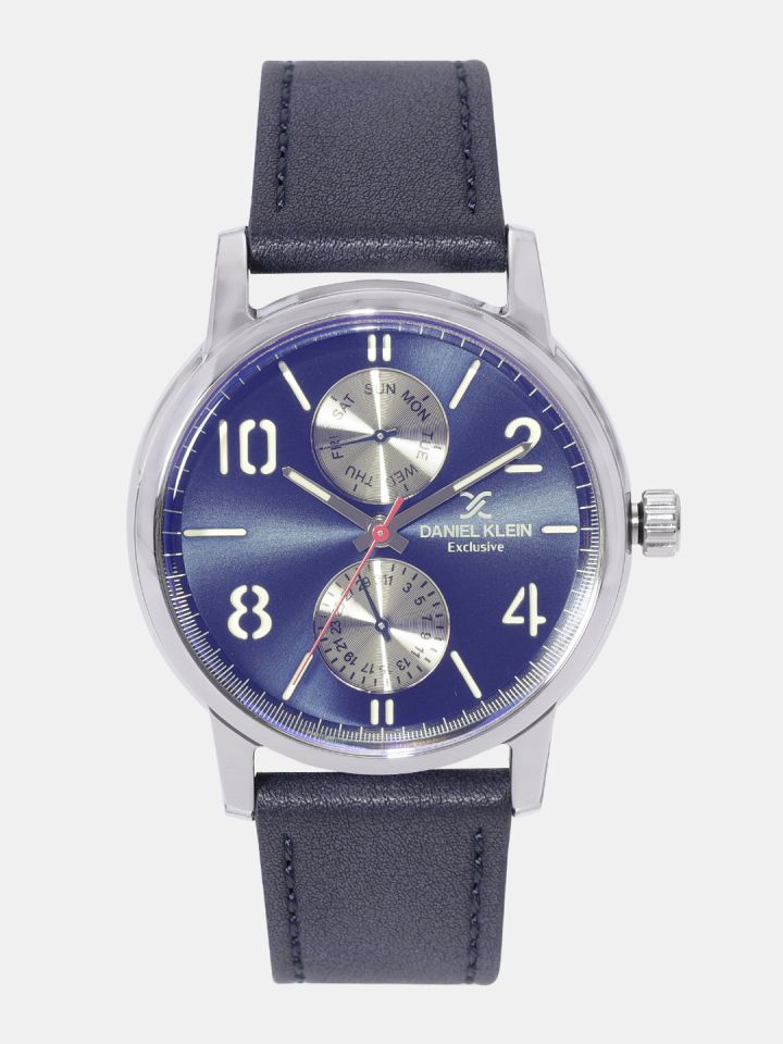 Buy Daniel Klein Exclusive Men Navy Analogue Watch DK11842 3
