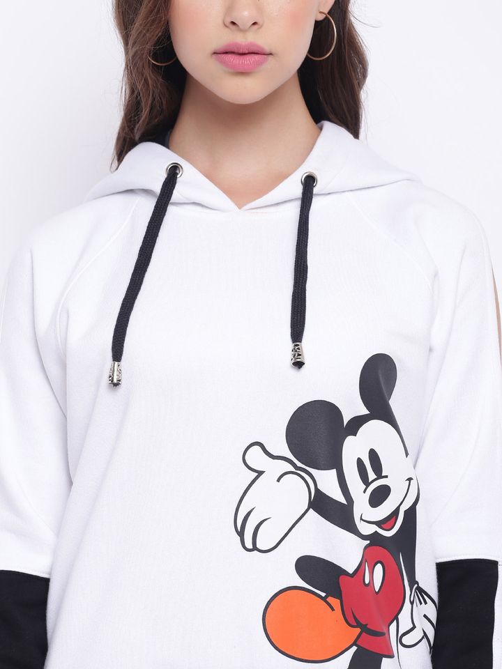 white mickey sweatshirt