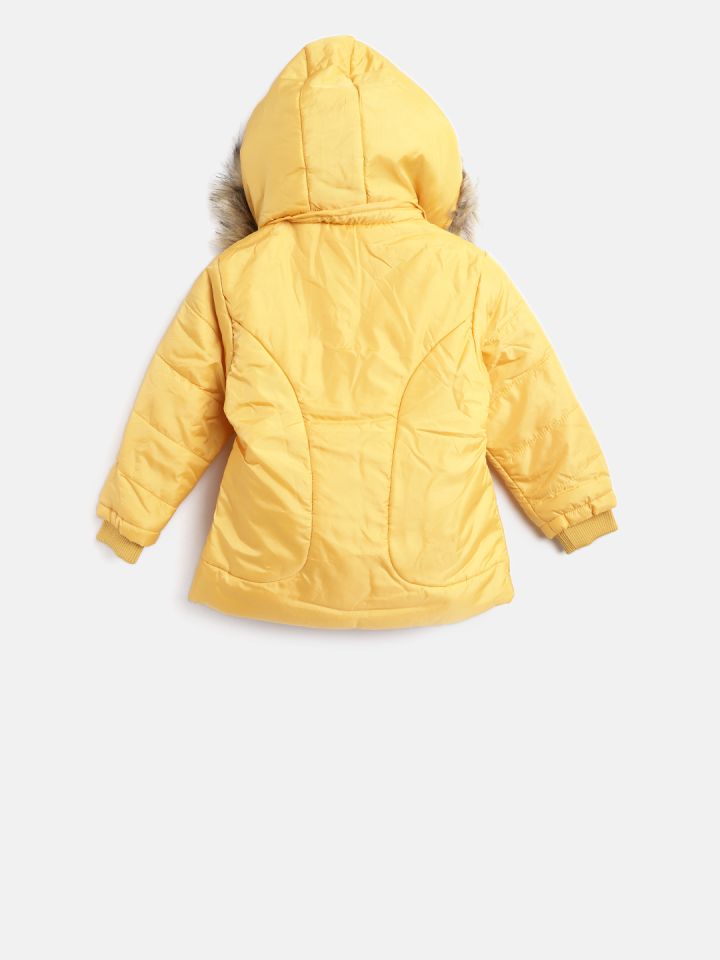 Girls sales mustard parka