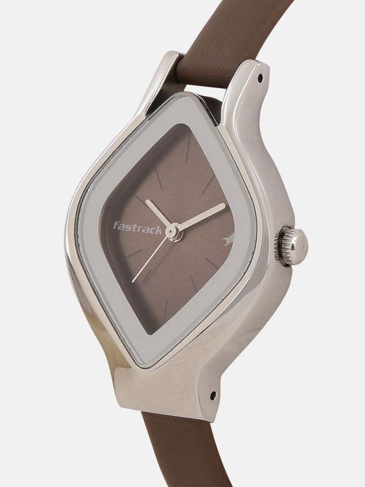 Fastrack Women Brown Analogue Watch NK6109SL02