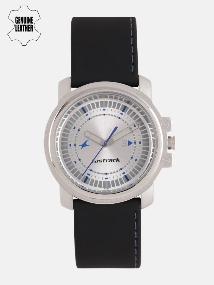 Buy Fastrack Men Silver Toned Analogue Watch NK3039SL01 Watches