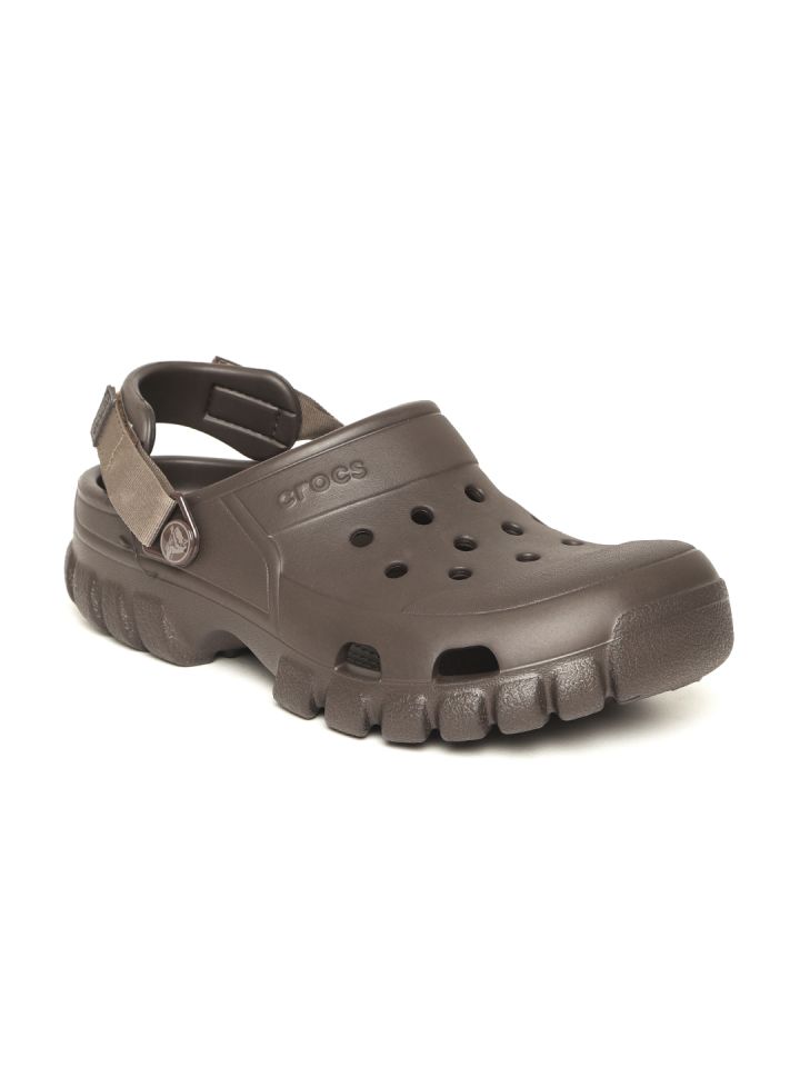 Buy Crocs Unisex Brown Offroad Sport Solid Clogs Flip Flops for