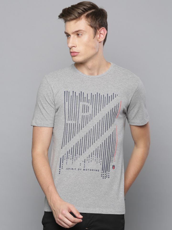 Buy Louis Philippe Sport Men Grey Self