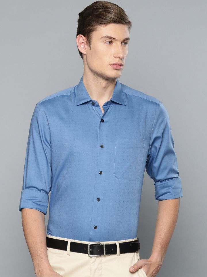 Louis Philippe Formal Shirts : Buy Louis Philippe Men Light Blue