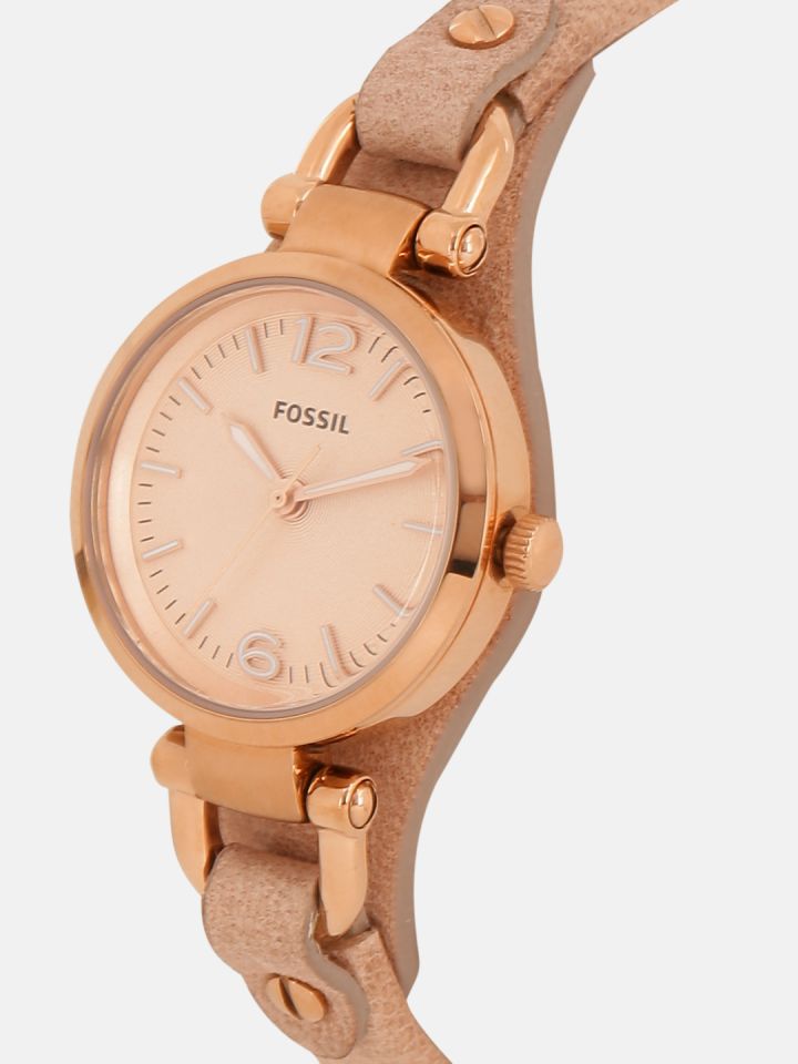 Buy Fossil Women Rose Gold Factory Service Analogue Watch ES3262I