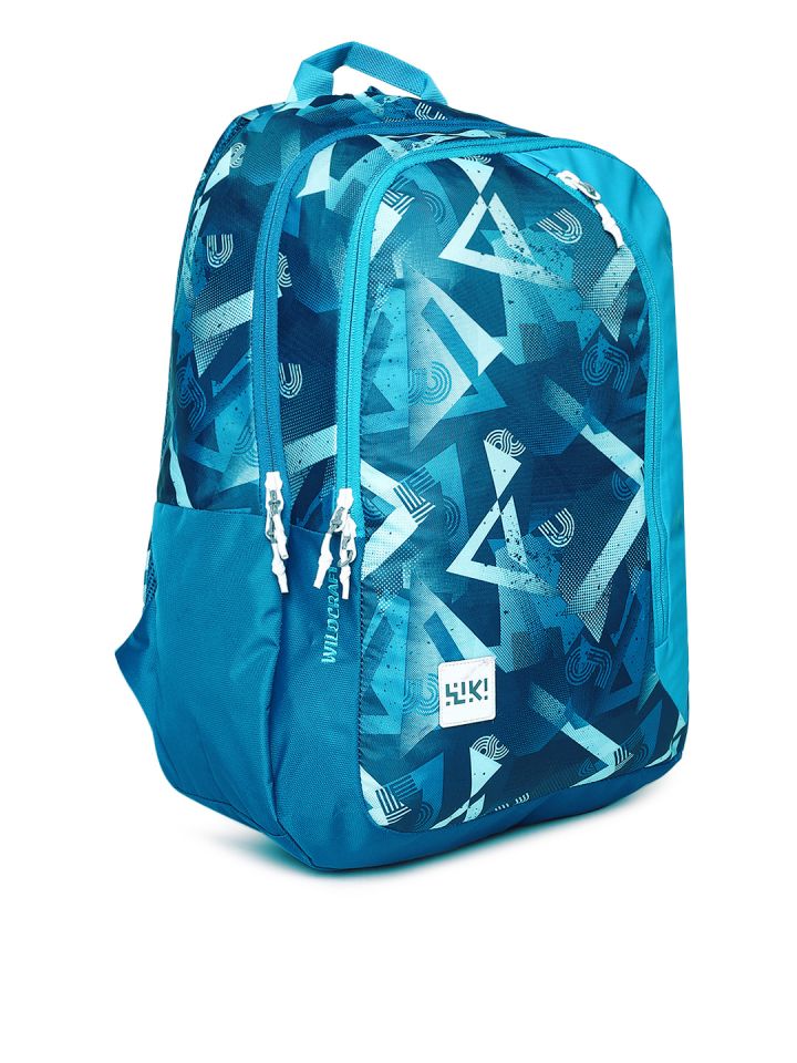 Wildcraft Unisex Blue WIKI 3 Future Printed Backpack