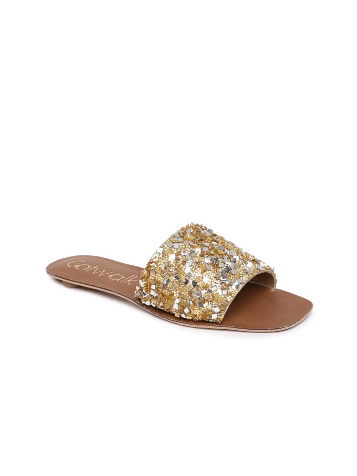 Catwalk open toe hotsell flats