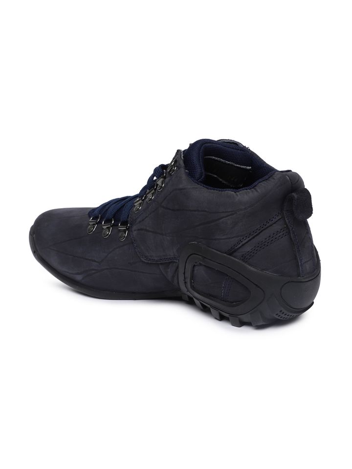 woodland navy blue sneakers