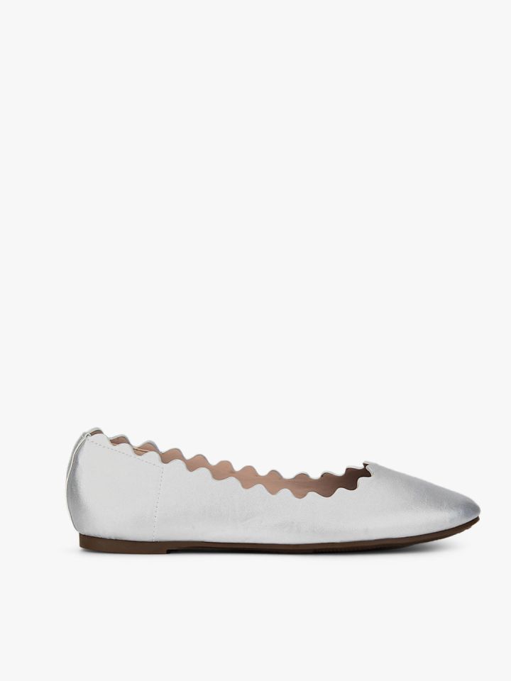 Silver Belly Shoes - Flats for Women 