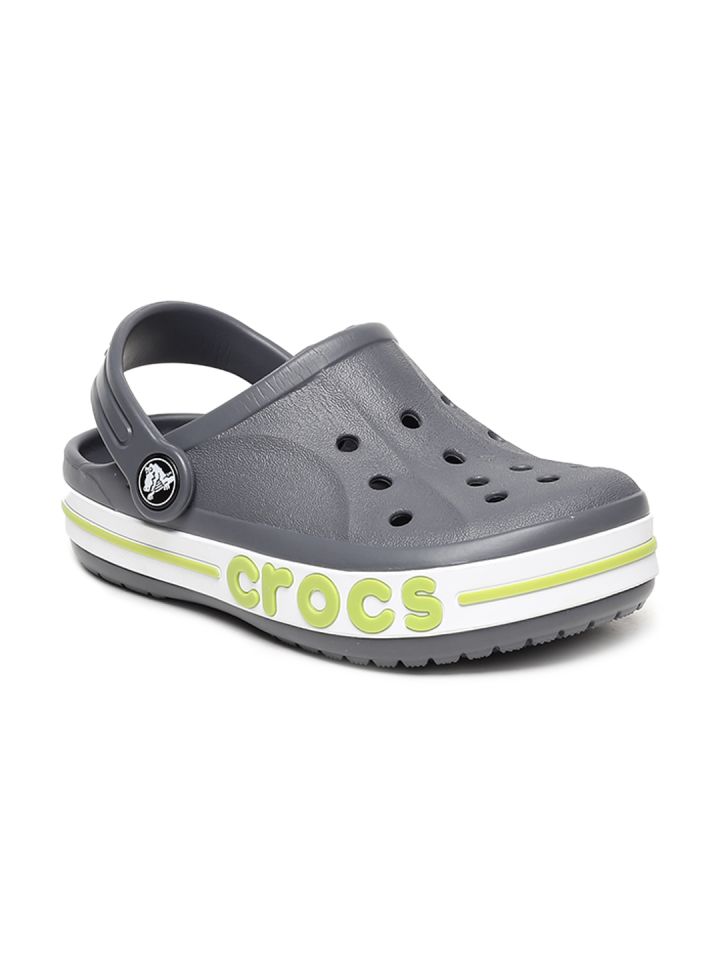 boys grey crocs