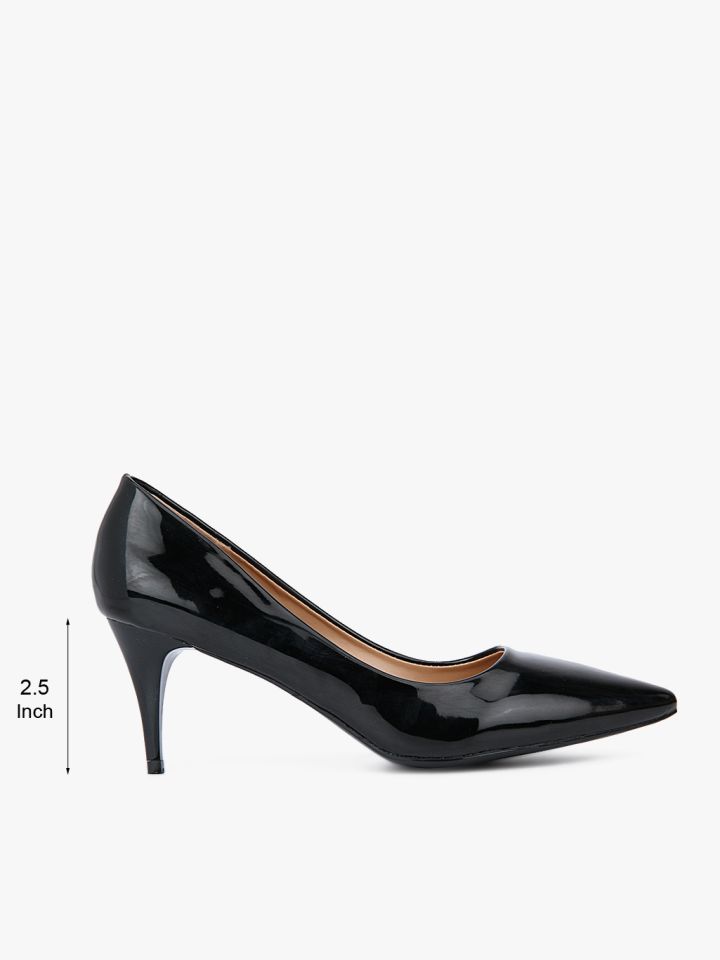 myntra black heels