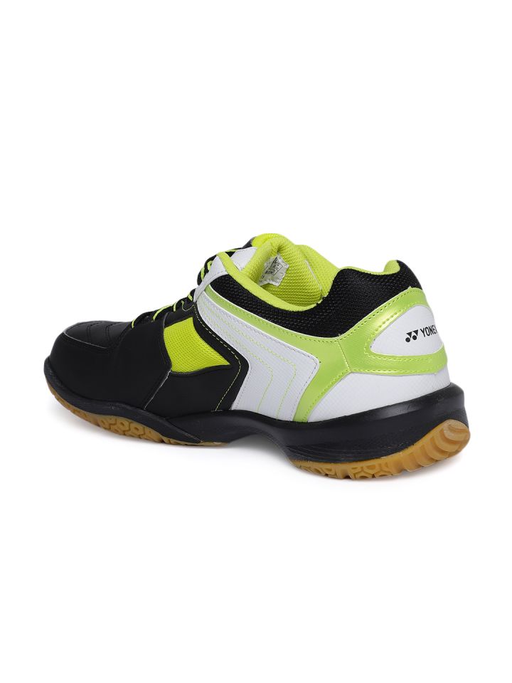 YONEX Men Black Lime Green SHB 47 EX Badminton Shoes