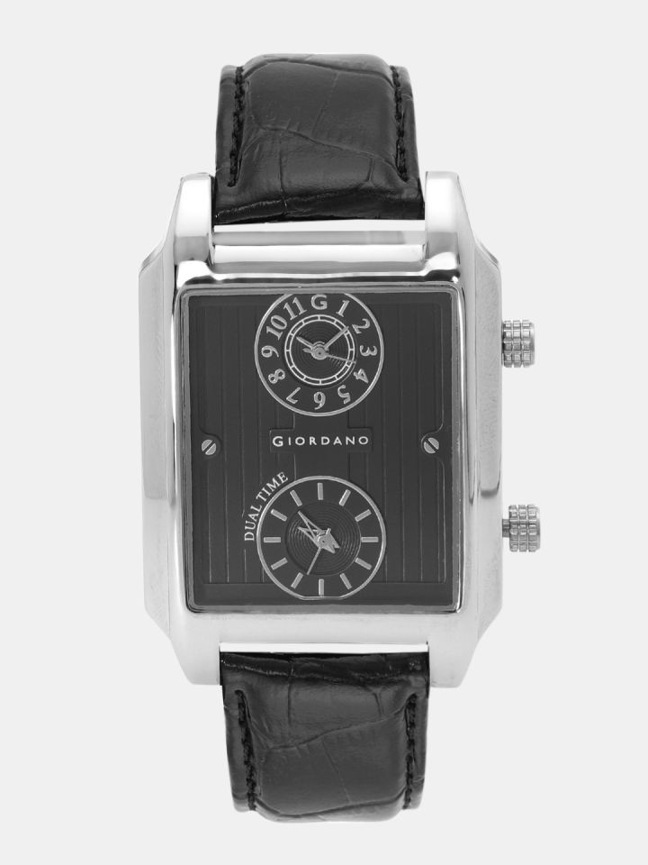 Buy GIORDANO Men Black Analogue Watch 60059 DTLM IPS Watches for