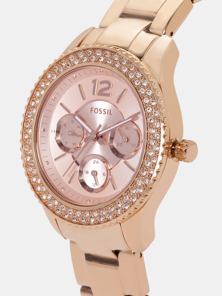 Buy Fossil Women Rose Gold Toned 