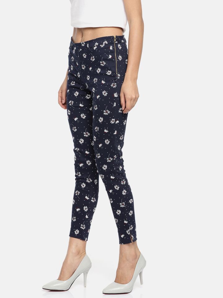 Printed shop jeggings myntra