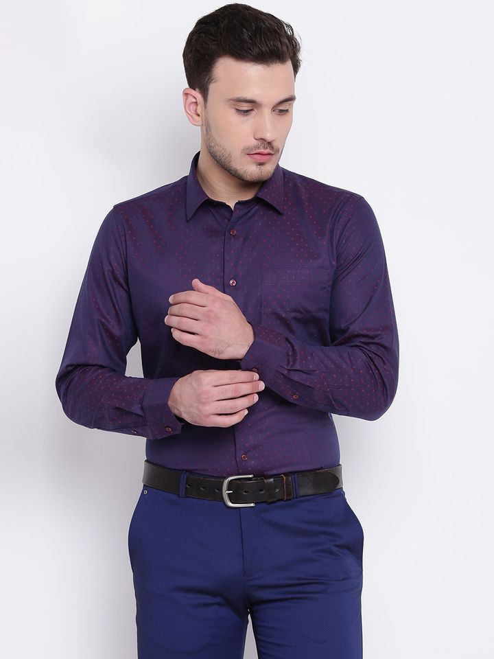 Buy Blackberrys Men Navy Blue \u0026 Pink 