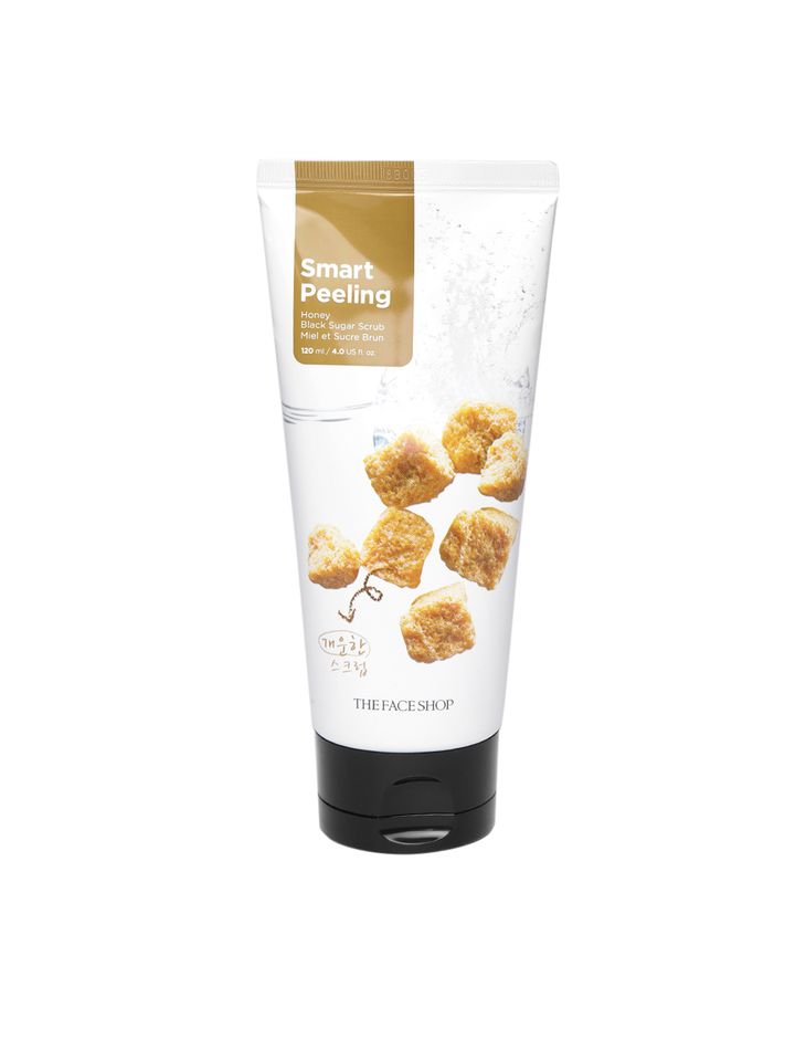 Buy The Face Shop Smart Peeling Honey Black Sugar Scrub 120 Ml Face Scrub And Exfoliator For Unisex 8059717 Myntra