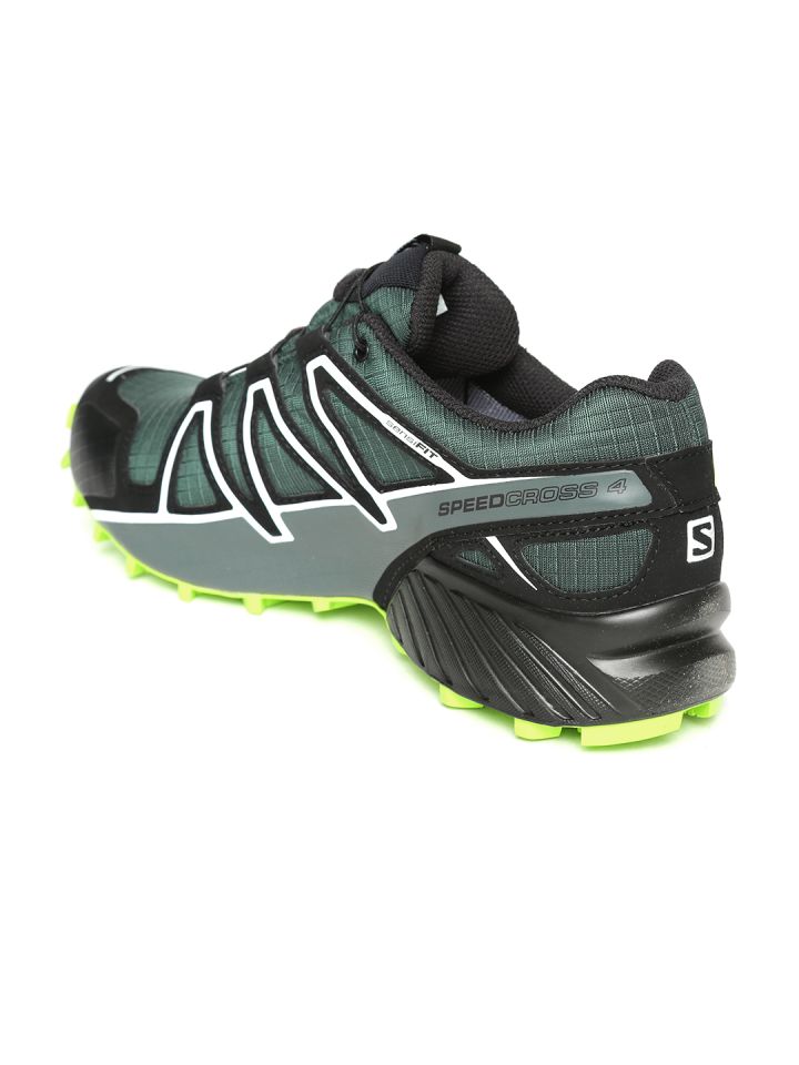 Salomon Men Green SPEEDCROSS 4 GTX Running Shoes