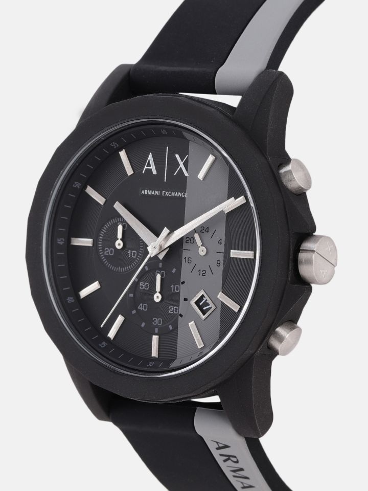 Buy Armani Exchange Men Black Analogue Watch - Watches for Men 8063367 |  Myntra