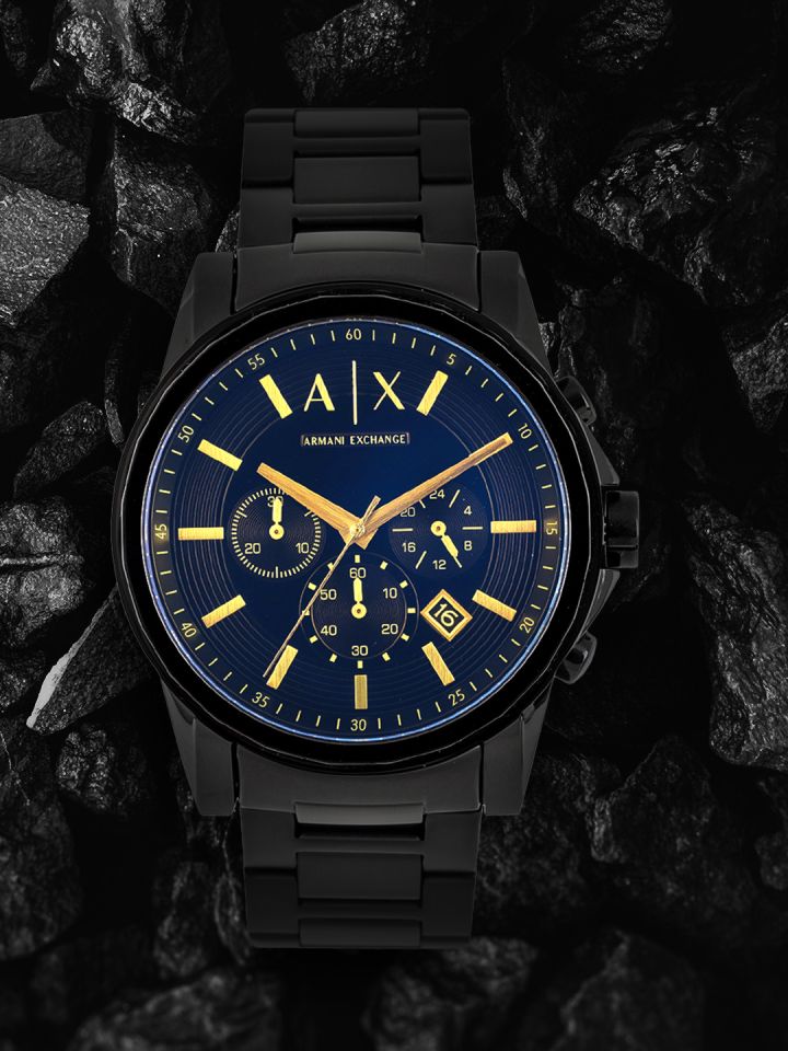 Buy Armani Exchange Men Blue Analogue Watch - Watches for Men 8063369 |  Myntra