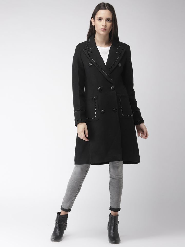 Madame black long coat Sale