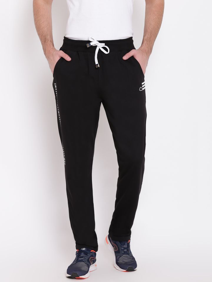 Buy Sweet Dreams Men Black Solid Track Pants Track Pants for Men