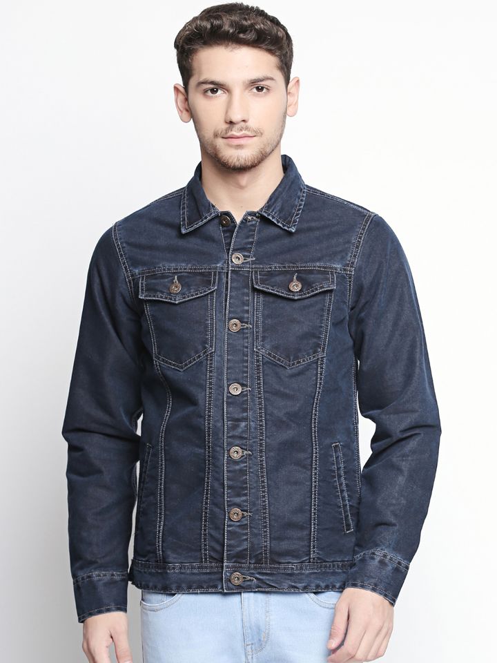 denim jacket men myntra