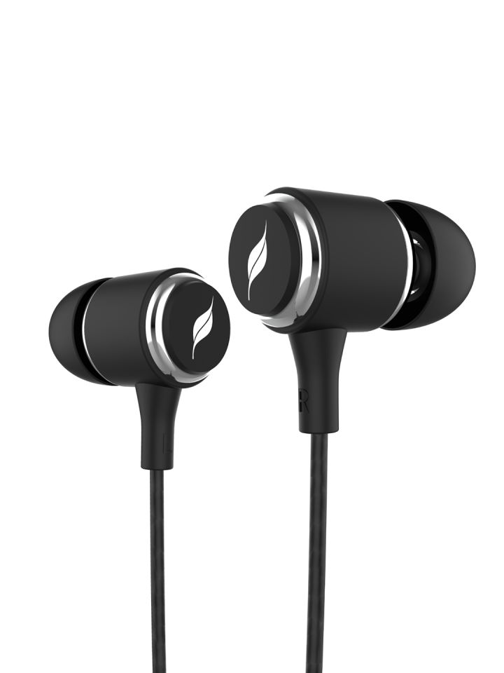 Leaf metal hot sale wired earphones