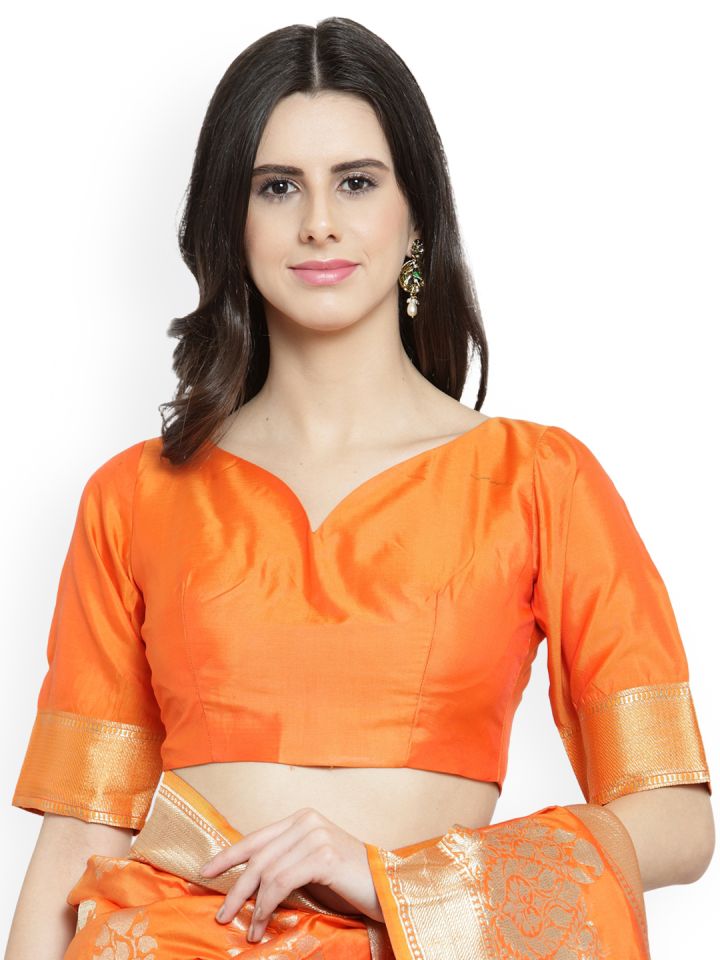 Orange blouse on sale