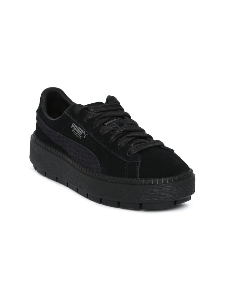 Suede platform best sale trace puma