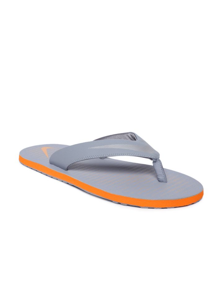 nike grey flip flops