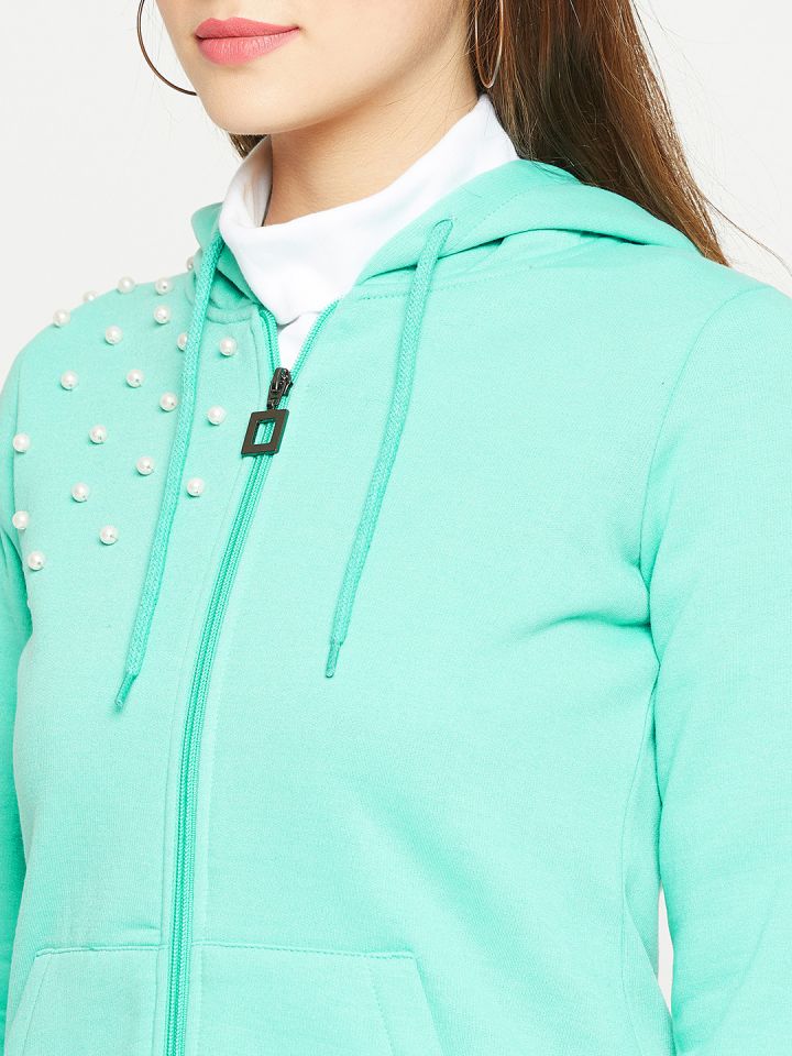 turquoise sweatshirt womens