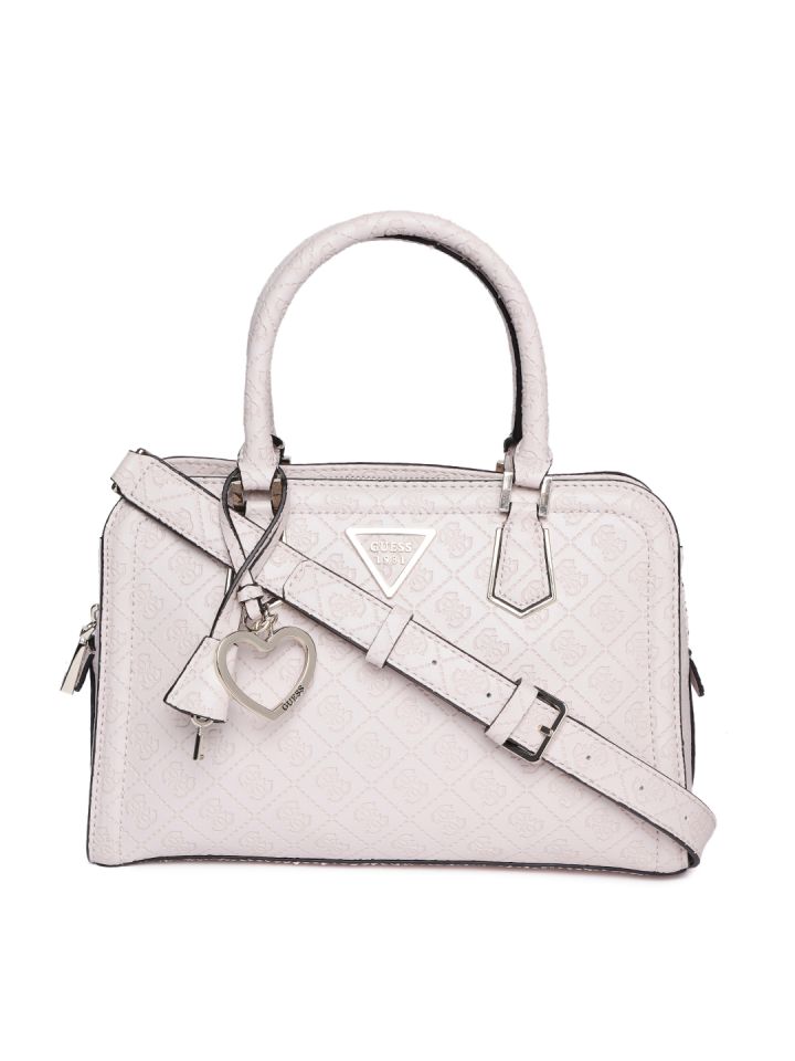 guess beige handbag