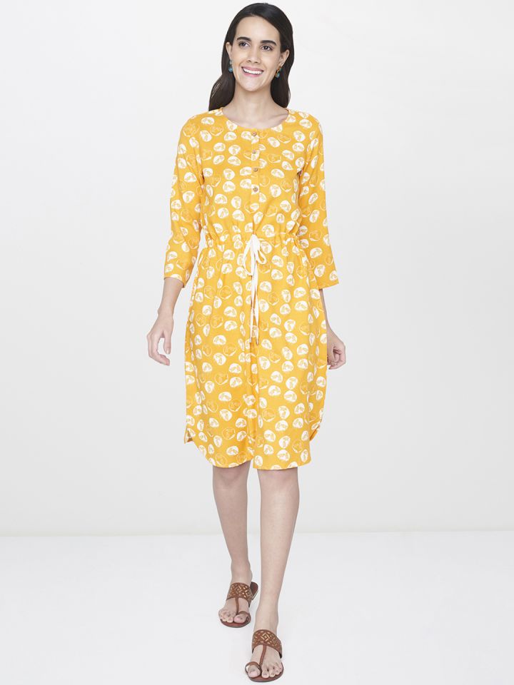 Global desi cheap yellow dress