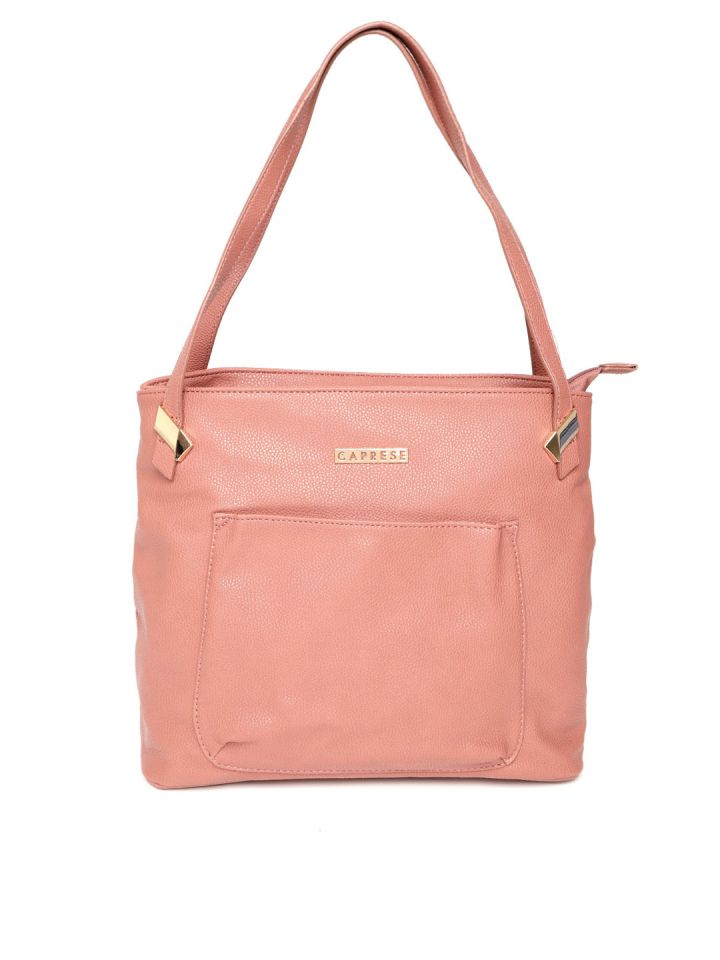 Caprese pink hot sale solid shoulder bag