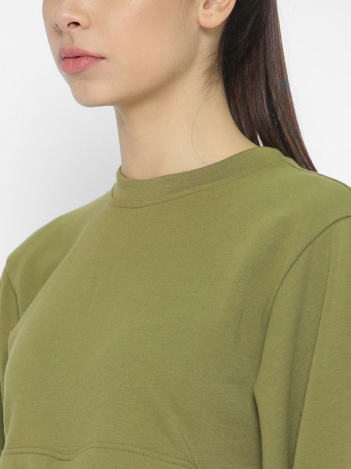 Buy Puma Women Olive Green Kimono 