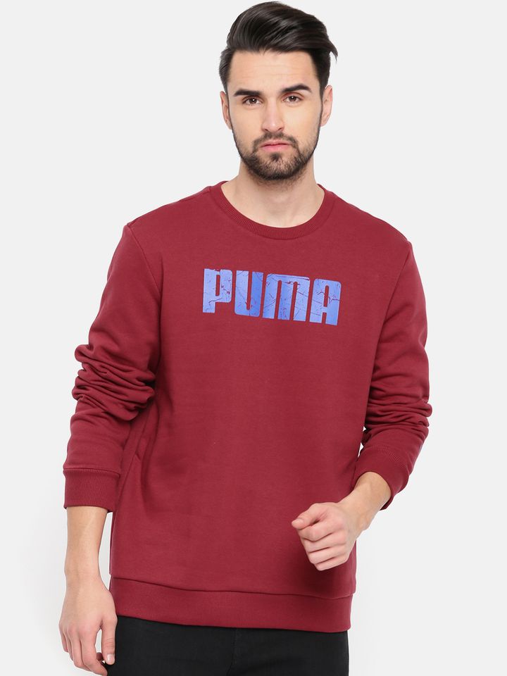 puma maroon sweatshirt