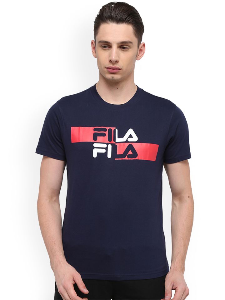 blue fila shirt