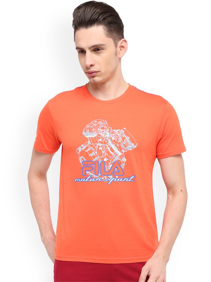 fila shirt orange