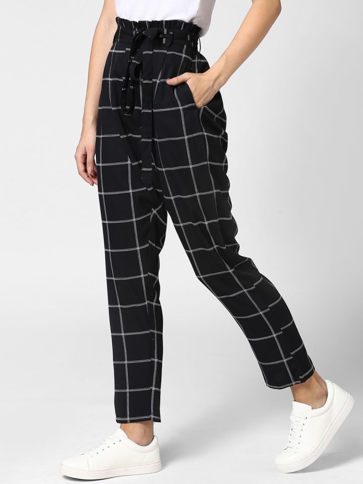 Sulvam Houndstooth Wide Tapered Trousers  Farfetch