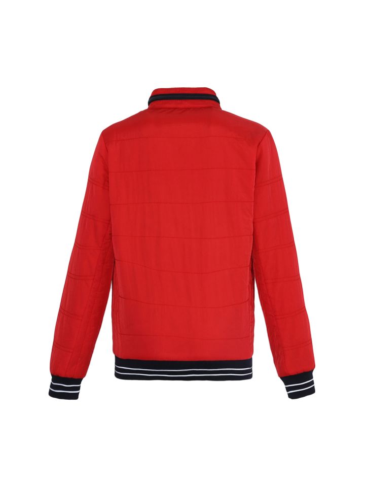Buy Monte Carlo Boys Red Solid Lightweight Puffer Jacket Jackets