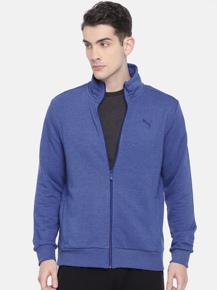 puma blue sweat jacket