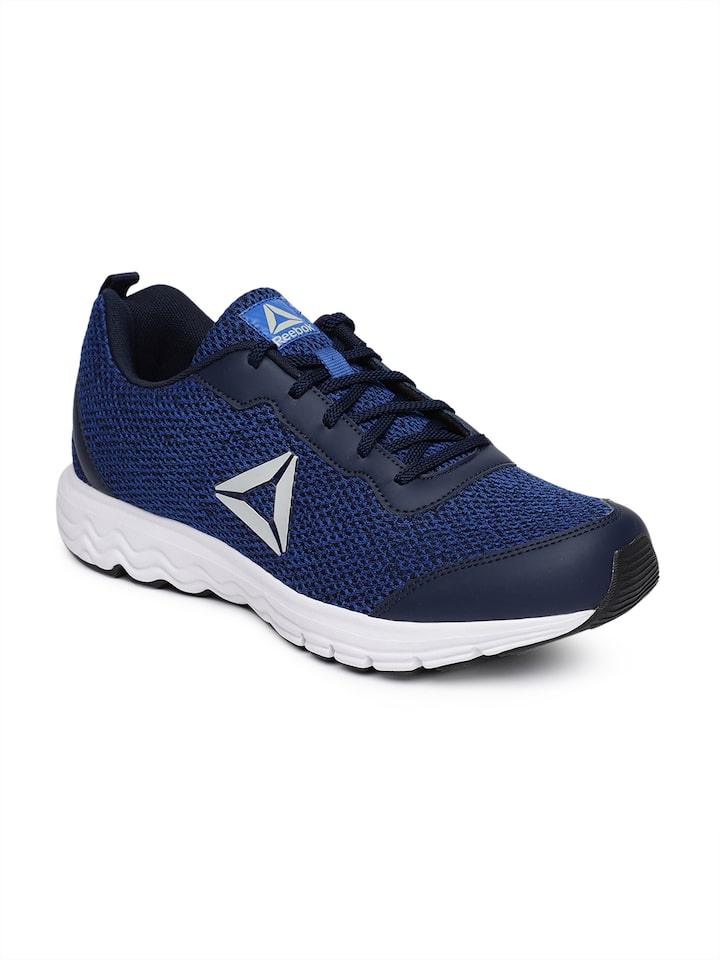 reebok blue running shoes