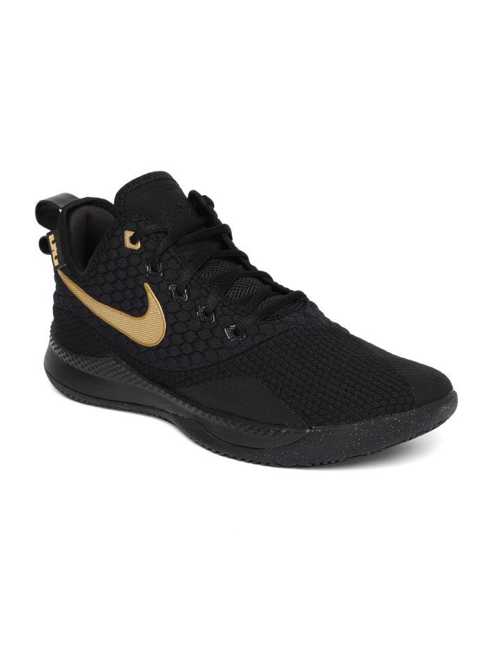 Nike Men Black LEBRON WITNESS III EP Basketball Shoes