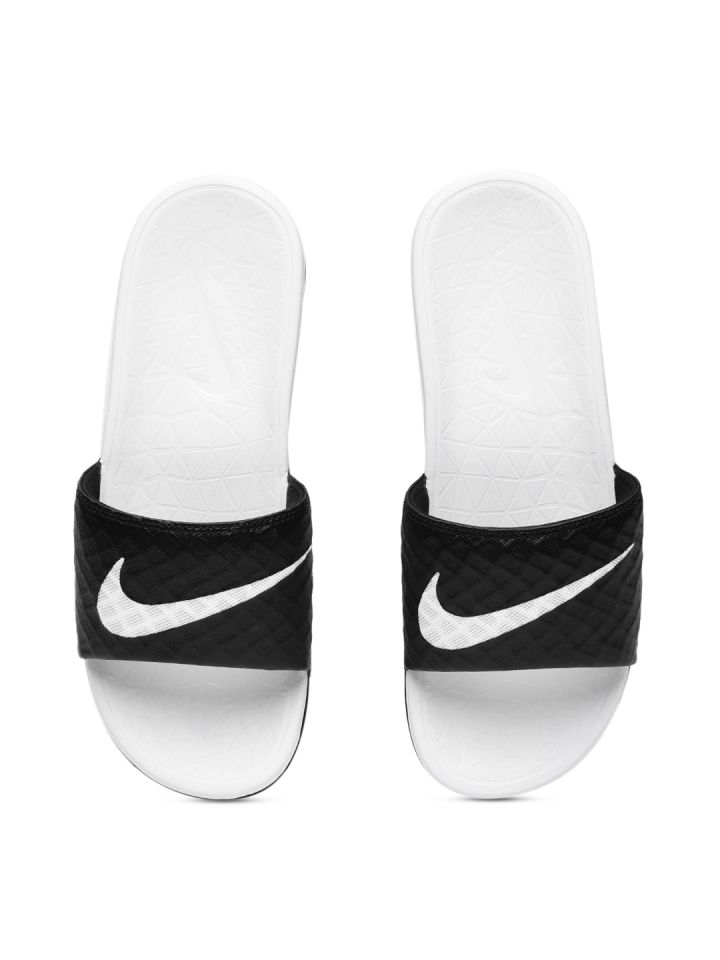 Black and sale white sliders womens