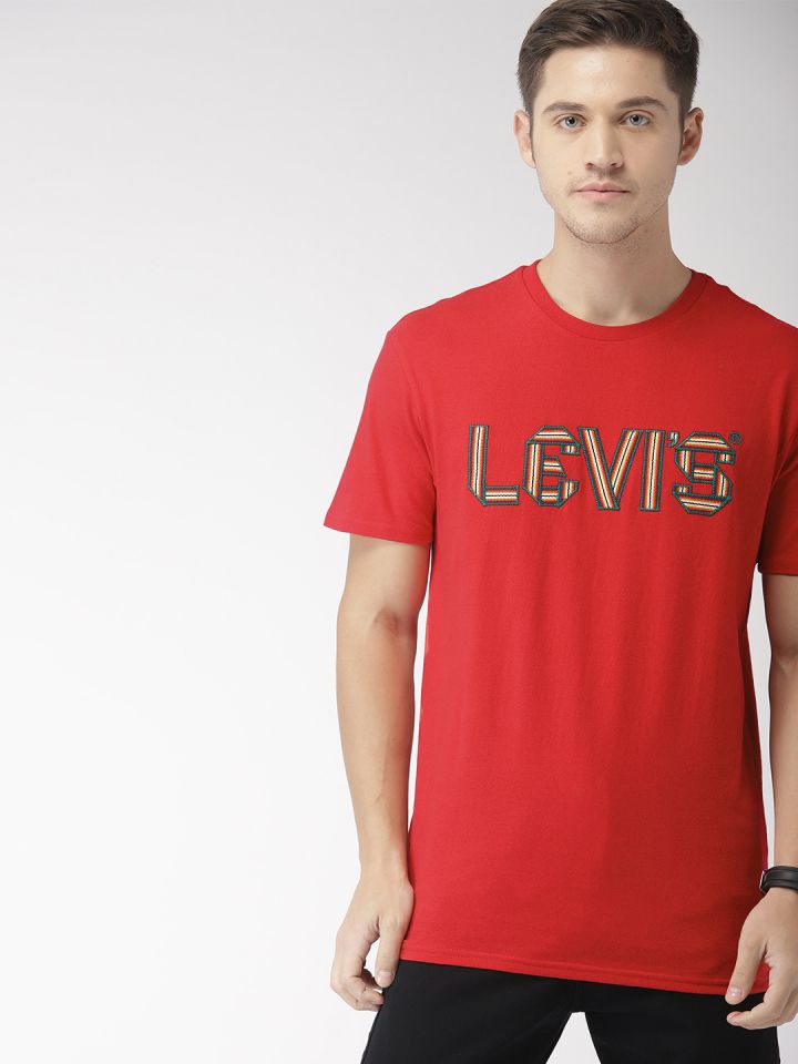 red levis top