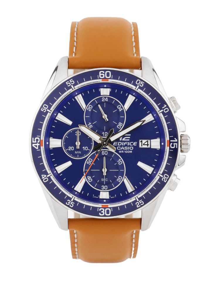 CASIO Edifice Men Navy Blue Dial Chronograph Watch EFR 546L 2AVUDF EX250